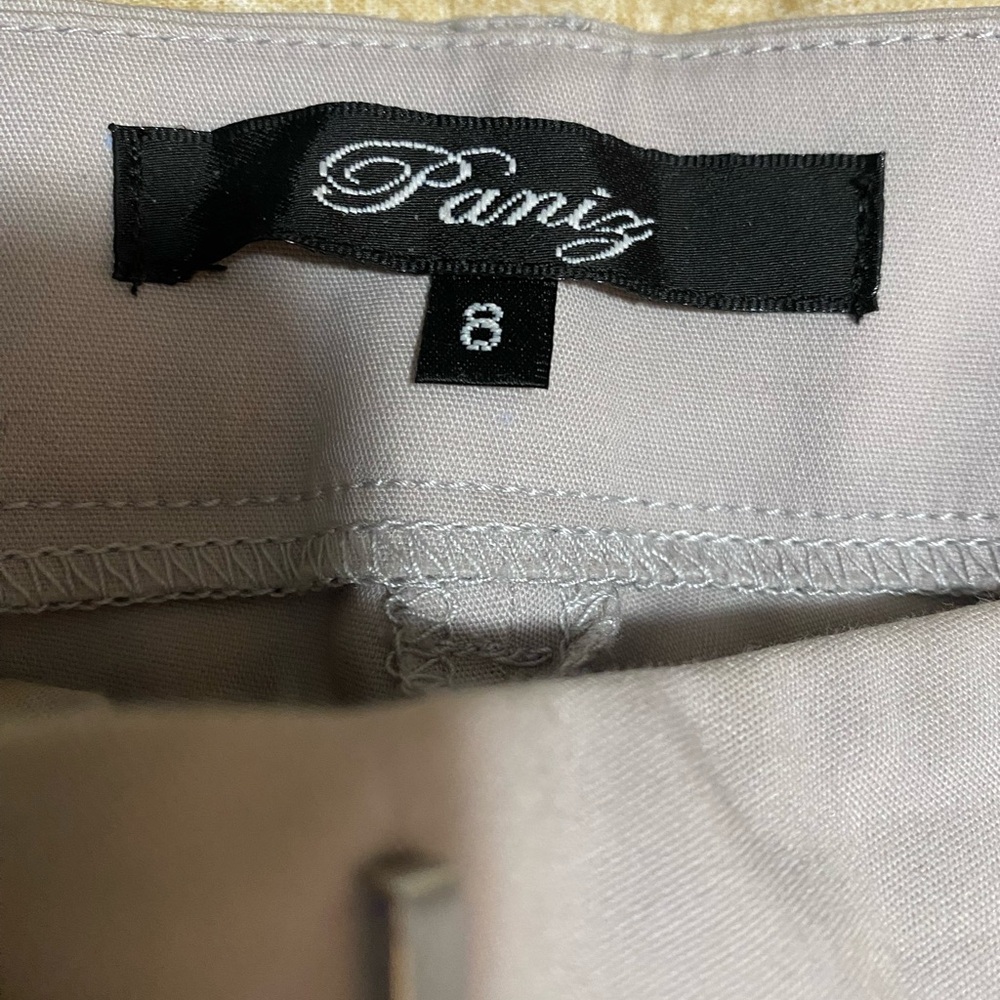 size 8 pant bundle Black, Beige, and Blue - Picture 6 of 12